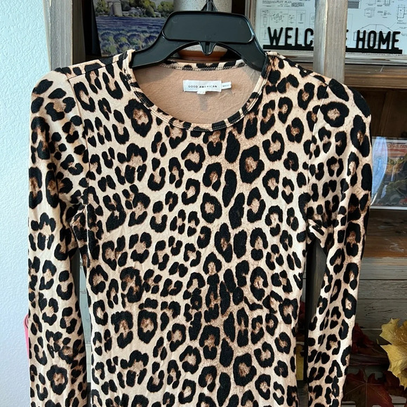 Good American women’s good touch long sleeve maxi dress size XS - Picture 2 of 11